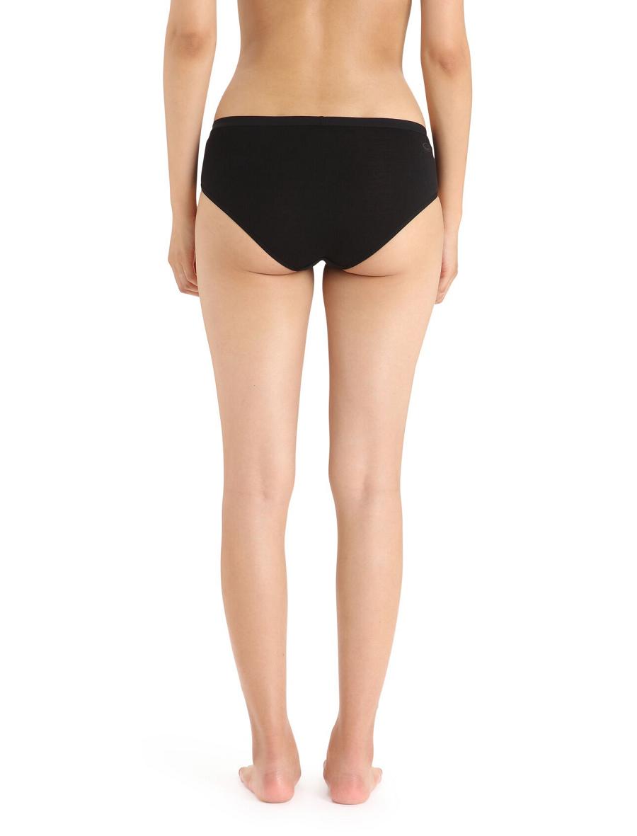 Sous Vêtement Icebreaker Merino Siren Hipkini Briefs Femme Noir | FR 1729EBCX